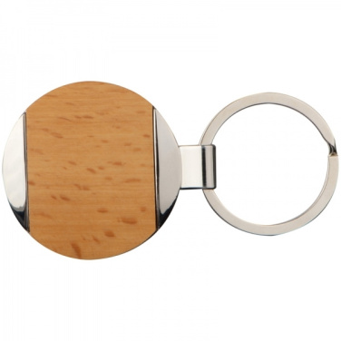 Logotrade promotional product image of: Wooden keyring LANGHAUS